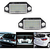 2Pcs 2W 12V 6500K Car Led License Plate Lights Bulb For Ford Mondeo MKIII 4 5D 2000-2007