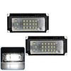 2Pcs 2W 12V 6500K Car LED Number License Plate Light For BMW Mini R50 R52 R53 Cooper S