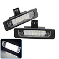 2Pcs 2W 12V 6500K LED License Plate Lamp Pair For Ford Flex 2009-2018 Ford Focus 2008-2012 Ford Mercury Milan 2006-2011 Lincoln MKZ