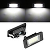 2Pcs 2W 12V 6500K License Plate Light For E81 E82 E90 E91 E92 E93 E60 E61 E39 X1/E84 X5/E70 X6/E71