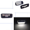 2Pcs 2W 12V 6500K White Auto License Plate Light 18 LED 3528SMD Lamps For BMW 92-98 BMW Serie E36 318i 318is 318ti 320i 323i 325i 325is 328i 328is M3