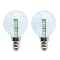 2pcs 3 W LED Globe Bulbs 120 lm E14 G45 25 LED Beads SMD 3014 Warm White White 180-265 V miniinthebox