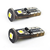 2Pcs 3G3-T10-W LED Signal Bulb Canbus Auto Interior Dome Reading Lamp Super Bright Wedge Side License Plate Light Trunk Lamp 1W