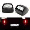 2Pcs 3W 12V 6500K Full LED License Plate Light Kit For 1999-2013 Chevy Silverado 1500 2001-2006 Chevy Silverado 1500HD 1999-2004 GMC Sierra 2500 2001-2014 GMC Sierra 2500 HD 2001-2014 GMC Sierra 350
