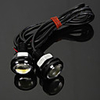 2PCS 3W LED Eagle Eye Lights Daytime Running DRL Bulb Backup Reversing Lamp 12V White for Car Motor