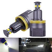 2PCS 40W Angel Eye Halo Ring LED Headlight 6000k E60 E61 E63 E64 E70 E71 E89 E90 E91 E92 E93 M3 X5 X6 Z4 12V Headlamp miniinthebox