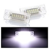 2Pcs 4W 12V 6500K 18SMD Led Rear Number License Plate Light Lamp For Skoda Passat Caddy