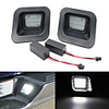 2Pcs 5W 6500K 18 LED White Bulb License Plate Light For 22003-2010 Dodge RAM 1500 2500 3500 2010-2018 RAM 1500 2500 3500 2019 RAM 1500 Classic