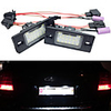 2Pcs 5W 12V 6500K 18 LED License Plate Lights Lamp Set Assemblies For Porsche Cayenne 955 957 Volkswagen Touareg Tiguan Golf