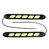 2Pcs 5W 12V Car LED Daytime Running Lights DRL Fog Lights COB 10 LED Singnal Waterproof Lamps