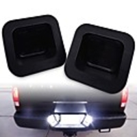 2Pcs 5W 6500K Smoke Car Rear License Plate Lights LED License Number Plate For 2003-2010 Dodge RAM 1500 2500 3500 2010-2018 RAM 1500 2500 3500 2019 RAM 1500 Classic