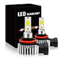 2pcs 60W 12000LM Car LED Headlight Bulbs H11 9006 HB4 9005 HB3 H4 H7 H8 H9 H1 Mini Headlight Kit for High/Beam Bulb Fog Ligh