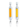 2pcs 78mm R7S LED COB Bulb Lighting Halogen Double Ended Base 360-Degree Beam Angle For Work Security Landscape Lights