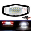 2pcs ABS 18 LED 12V Car License Plate Lights For Honda Civic Accord Civic Odyssey Car Number Lamp