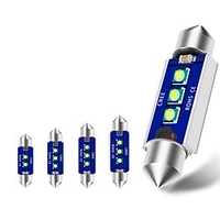 2pcs C5W C10W Led Canbus Festoon Interior Lighting 31mm 36mm 39mm 41mm Car Dome Lamp License Plate Reading Light White Blue miniinthebox