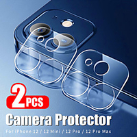 2Pcs Camera Lens Protective Film For iPhone 12 Pro Max Camera Tempered Glass Screen Protector For iPhone 12 mini iPhone 11 X Xs Xr Xs Max 7 8 Plus miniinthebox