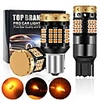 2Pcs Canbus P21W Led PY21W BA15S BAU15S W21W 7440 1156 Led Bulb Bulb T20 2000LM 3030 Chips Car Rear Car Signal Light Amber