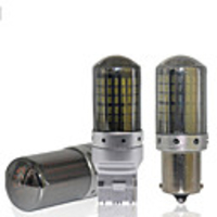 2PCS canbus T20 LED 7440 W21W 1156 P21W LED BA15S PY21W BAU15S 144smd car led Bulbs lamp For Turn Signal Light brake light No error