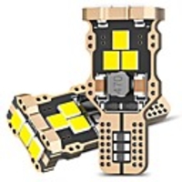 2PCS Canbus W16W T15 920 921 912 LED 2835 chips Reverse Light Bulbs Backup Parking Light Lamp Bulbs White Red NO ERROR 12v