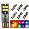 2PCS canbus W5W LED T10 LED 12V-24v car interior light 194 5016 SMD 10SMD 3030 LED Instrument Lights bulb Wedge light no error