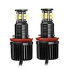 2pcs Car 12LED Angel Eye Halo Ring Headlights Bulbs H8 Front Left/Right Lamps 120W DC 12-30V For BMW E82 E90 E92 E60 E61 E63 E89 X6