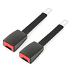 2pcs Car Auto Seat Belt Extender Extention Buckle Safety Clip Universal Safety Seatbelt Auto Interior Modeling Safety Clip miniinthebox
