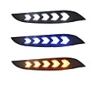 2Pcs Car Bumper Lamp Daytime Running Light Car Accessories LED DRL headlight For Mazda 3 Axela