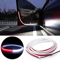 2pcs Car Door Decoration Light Strips Car warning lights Strobe Flashing Light Safety 12V LED Opening Warning LED Lamp Strip miniinthebox
