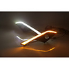2Pcs Car Flashing Car LED Daytime Running Light With Yellow Turn Signal Function For Mazda CX-3 2016 - 2017