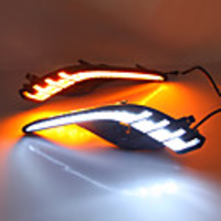 2Pcs Car Flashing LED DRL Daytime Running light Driving Day Fog Lamp Lights For Mazda Atenza 2017