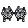2Pcs Car Fog Lights Lamp With Frame And Bulb Switch Wire Harness Kit For Nissan NAVARA NP300 2014-2017