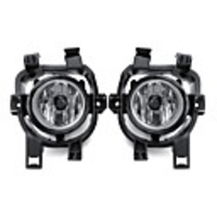 2Pcs Car Fog Lights Lamp With Frame And Bulb Switch Wire Harness Kit For Nissan NAVARA NP300 2014-2017