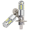 2pcs Car H1 led 16SMD LED with cree chips Fog Lamp 80W 16LED Tail Lights DRL fog Light headlight Bulb 12-24v