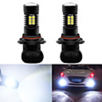 2pcs car H11 LED H8 9005 HB3 9006 HB4 Car Fog lamp Driving DRL headlight Auto Daytime Running Light WHITE DC12V