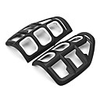 2Pcs Car LED DRL Rear Tail Light Cover Trim For Ford Ranger T6 T7 XL XLT Wildtrak PX MK2 12-18