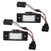 2Pcs Car License Number Plate Lights 1J5943021D For VW Bora Golf Passat Touareg Tiguan