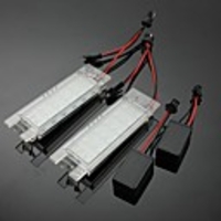 2pcs Car Light Bulbs 2 W 18 LED License Plate Lights For Opel All years