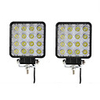 2pcs Car Light Bulbs 48 W 16 LED Working Lights For universal All Models All years