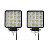 2pcs Car Light Bulbs 48 W 16 LED Working Lights For universal All Models All years