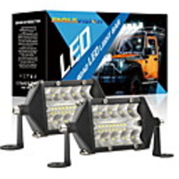 2pcs Car Lights LED Work Light 5 Inch 264W Spot Beam Offroad Driving Fog Lamp Cross Daytime Running Lights Accessories White Light