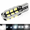 2pcs car T10 LED w5w 2835 24SMD Amber yellow for Turn Side License Plate Interior Map Dome Side Marker clearance Light 12v miniinthebox
