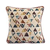 2pcs Cushion Cover American Modern Minimalist Colorful Geometric Jacquard Pillowcase