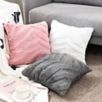 2pcs Cushion Cover Throw Pillow Cover Decorative Pillowcase Rabbit Velvet 1PC 45cm45cm No Pillow Insert