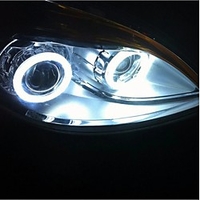 2Pcs Daytime Running Headlight Lamp Car Angel Eyes Led Halo Ring Headlight DRL 12V 60MM 70MM 80MM 90MM 100MM 110MM 120MM White Light