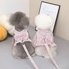 2Pcs Dog Harness Dress Floral / Botanical Fashion Cute Casual / Daily Outdoor Dog Clothes Puppy Clothes Dog Outfits Soft 2 Costume for Girl and Boy Dog Polyester miniinthebox