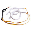 2PCS DRL Flowing Flexible LED Tube Strip 30cm 45cm 60cm Daytime Running Lights Turn Signal Angel Eyes Running LED Car Styling