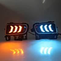 2Pcs Dynamic Turn Signal 12V Car Driving Lamp LED Daytime Running Light DRL Daylight For Mazda 6 2005-2009