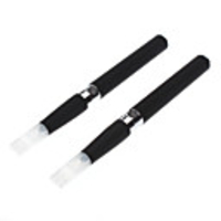 2pcs EgoC Electronic Cigarette Set with Mariboro Favor Tar Oil Refills (1300mAh,  Black)