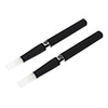 2pcs Ego TP Electronic Cigarette Set with Mariboro Favor Tar Oil Refills (1300mAh,  Black)