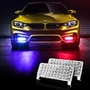 2Pcs Explosively Flashing Red And Blue Yellow Car Led Strobe Warning Lights Guard Booth Lights 12-24V Flash Light